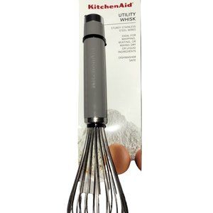 NEW KitchenAid Classic Utility Whisk 10.5" in Gray